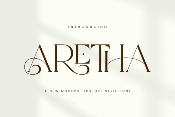 Aretha: A Modern Serif Font for Creative Makers