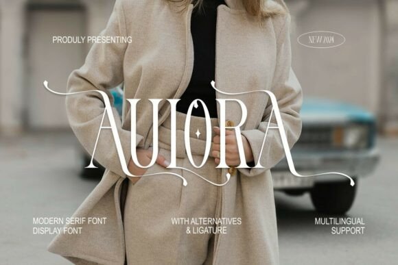 Aulora: A Modern Serif Font for Web Design