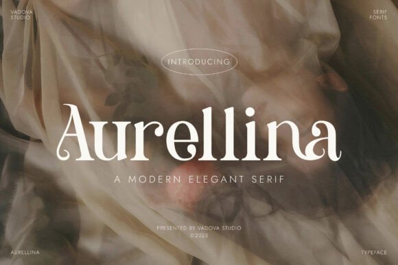 Aurellina: A Refined Serif Font for Digital Branding and Web Design