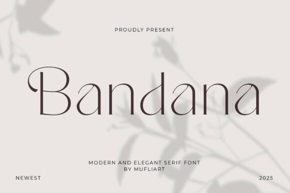 Bandana: A Serif Font for Thoughtful Editorial Design