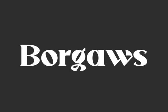 Borgaws: A Bold Font for Business Branding
