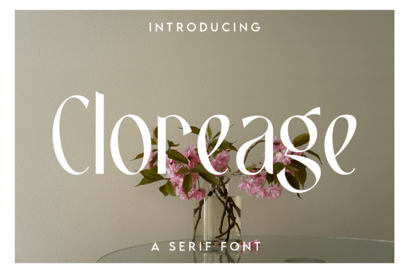 Cloreage: The Serif Font That Elevates Modern Web Design