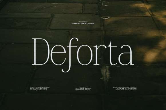 Deforta Serif Font: Elevate Your Handmade Products with Timeless Style
