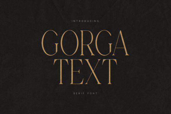 Gorga Review: A Refined Serif Font for Modern Campaigns