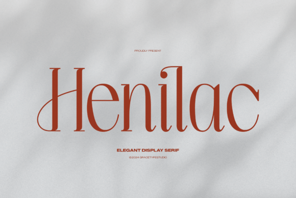 Henilac Serif Font: A Display Typeface That Brings Warmth to Editorial Design