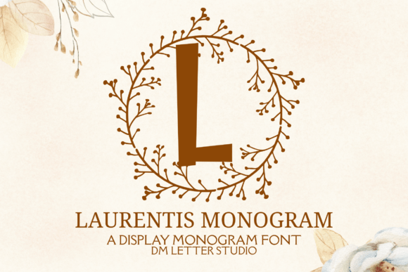 Laurentis Monogram: A Premium Font for Campaign Design