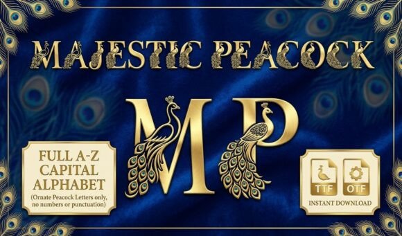 Majestic Peacock Font: A Maker's Review