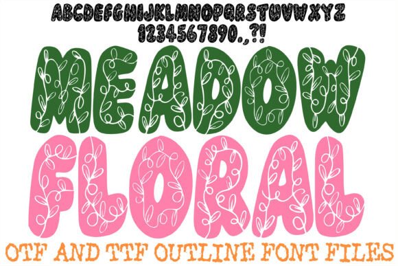 Meadow Floral: A Decorative Font Review for Nature Branding