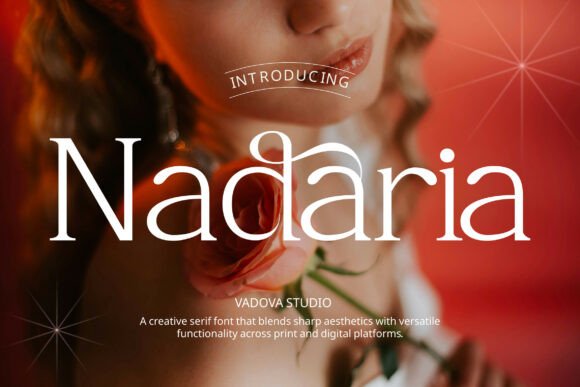 Nadaria Serif Font: Elevate Branding with Botanical Elegance