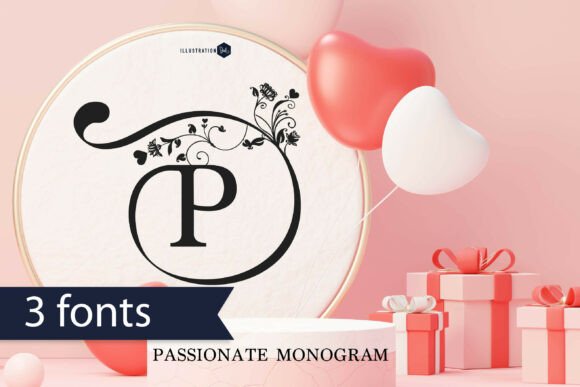 Passionate Monogram Font: A Designer’s Take on Single-Letter Branding