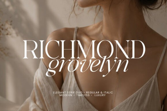Richmond Grovelyn Brings Refined Serif Grace to Editorial Design