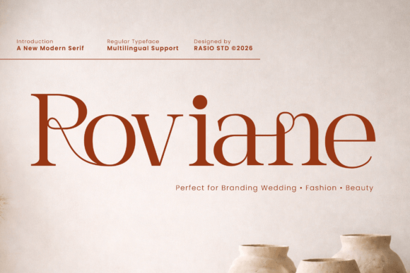 Roviane: A Serif Font Built for Handmade Products and Printables
