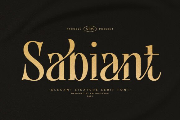 Sabiant: A Serif Typeface That Brings Refined Elegance to Web Design