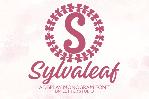 Sylvaleaf Monogram Font