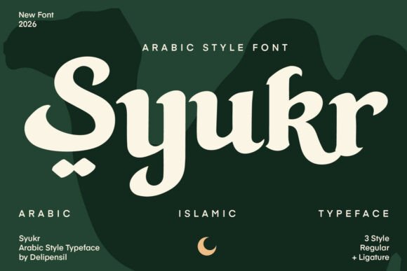 Syukr: A Refined Serif Font for Spiritual Storytelling and Brand Content