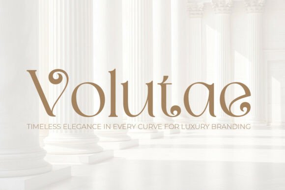 Volutae Serif Font: Editorial Elegance for Modern Publishers